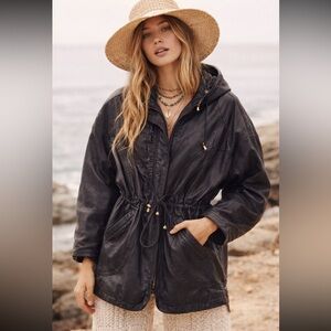 Vintage express avenue de la’opera leather jacket womens medium